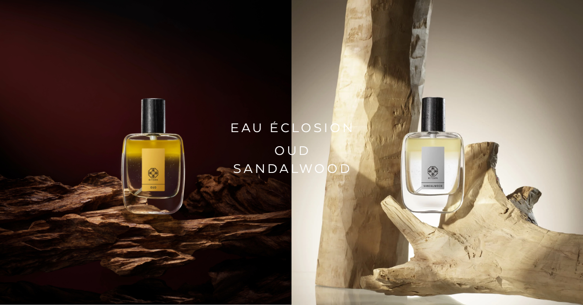 水性香水 オー・エクロジオンからOUD (ウード)とSANDALWOOD 水性香水 オー・エクロジオンからOUD (ウード)とSANDALWOOD