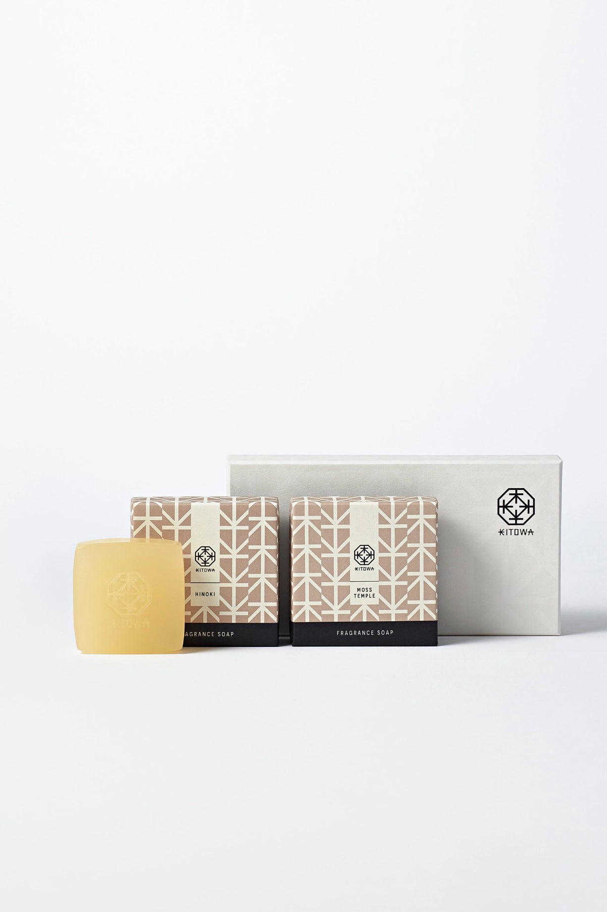 KITOWA】FRAGRANCE SOAP GIFT SET(HINOKI / MOSS TEMPLE KITOWA】FRAGRANCE SOAP GIFT SET(HINOKI / MOSS TEMPLE