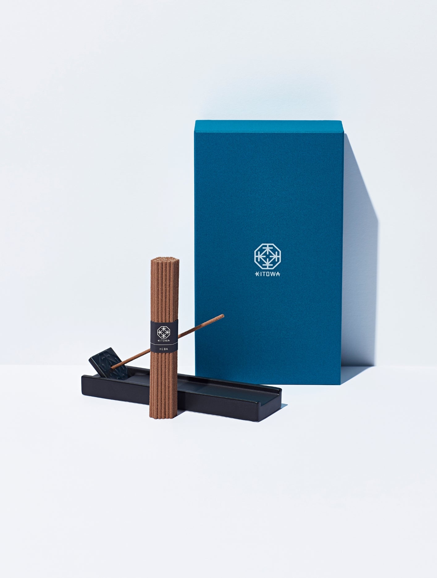 KITOWA】INCENSE STICK HIBA / PORCELAIN INCENSE PLATE - SUMMER GIFT SET