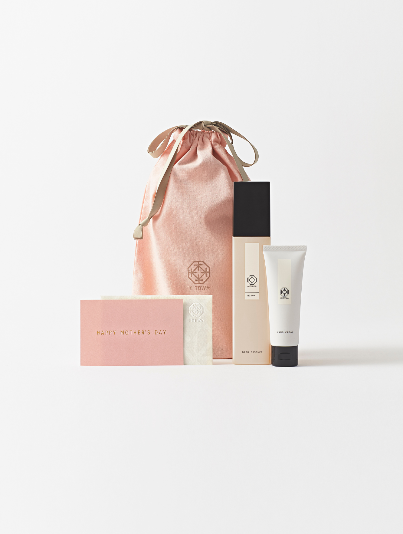 【新品・プレゼント包装済】KITOWA BATH ESSENCE HINOKI KITOWA】BATH ESSENCE GIFT SET (HINOKI/ HIBA/ YUZU) / バス