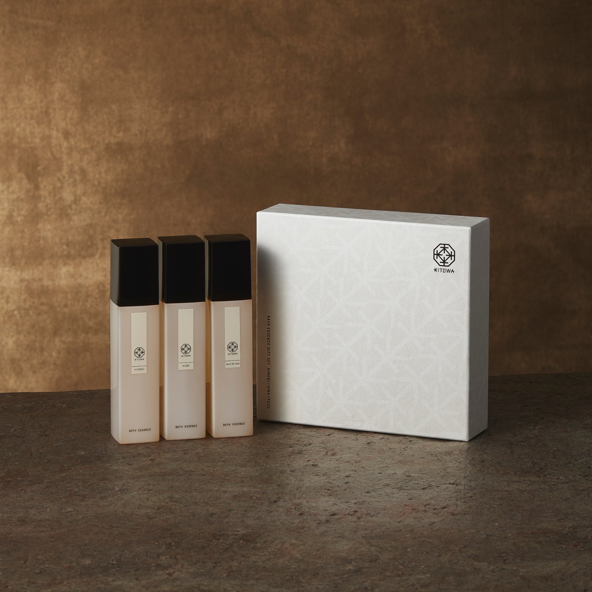 【新品未使用】KITOWA バスエッセンス ギフトセット ヒノキ ボワドユズ KITOWA】BATH ESSENCE GIFT SET (HINOKI/ HIBA/ YUZU) / バス