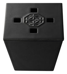 PORCELAIN INCENSE BURNER BLACK