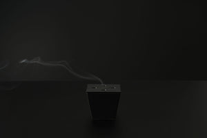 PORCELAIN INCENSE BURNER BLACK